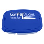 2-section Lunch Container - 2126 BLU Silkscreen 2-section Lunch Container - 2126 BLU Silkscreen