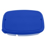 2-section Lunch Container - 2126 BLU Blank 2-section Lunch Container - 2126 BLU Blank