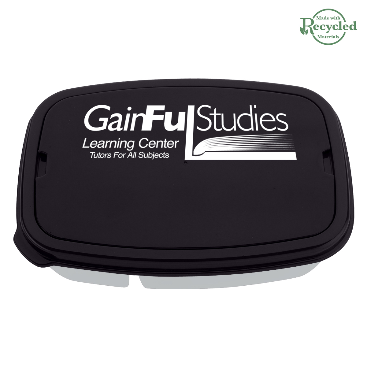 2-section Lunch Container 1
