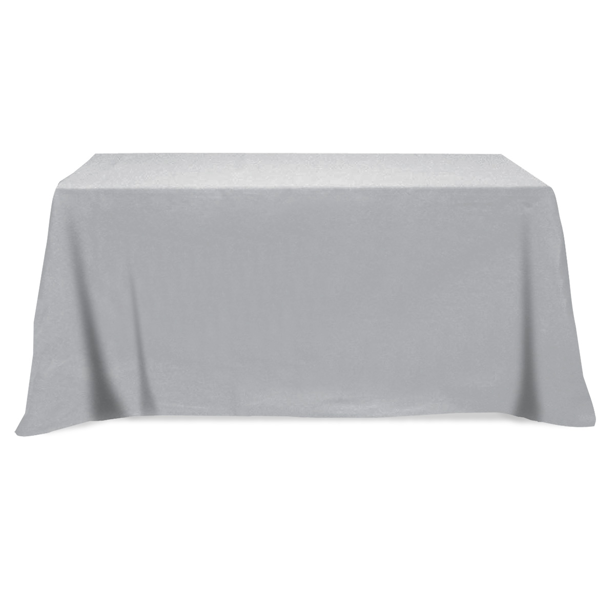 Flat Poly/cotton 4-sided Table Cover - Fits 6' Standard Table 1