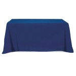 Flat Poly/cotton 4-sided Table Cover - Fits 6' Standard Table - 0XTFL46 purple Flat Poly/cotton 4-sided Table Cover - Fits 6' Standard Table - 0XTFL46 purple