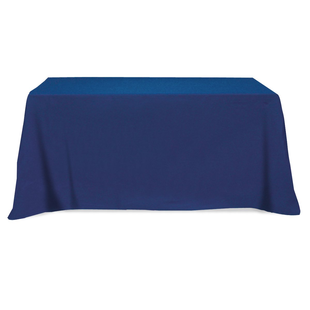 Flat Poly/cotton 4-sided Table Cover - Fits 6' Standard Table 1