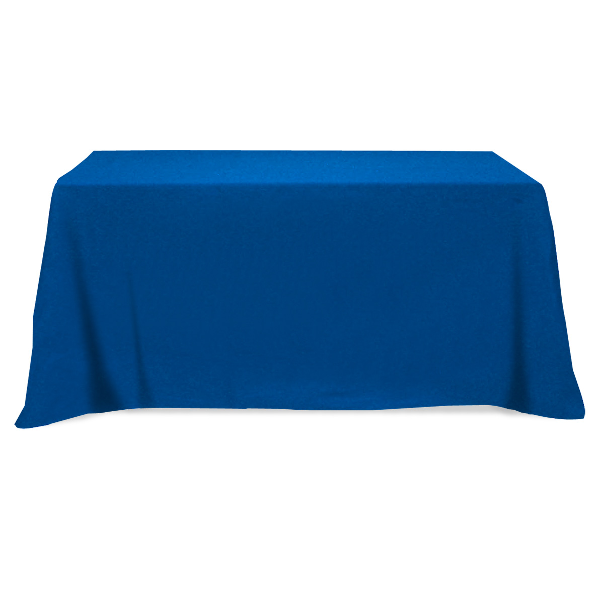 Flat Poly/cotton 4-sided Table Cover - Fits 6' Standard Table 1