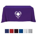 Flat Poly/cotton 4-sided Table Cover - Fits 6%27 Standard Table 1 Flat Poly/cotton 4-sided Table Cover - Fits 6%27 Standard Table 1