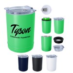 2-in-1 Copper Insulated Beverage Holder And Tumbler 1 2-in-1 Copper Insulated Beverage Holder And Tumbler 1