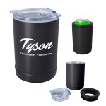 2-in-1 Copper Insulated Beverage Holder And Tumbler - 5613 BLK Silkscreen 2-in-1 Copper Insulated Beverage Holder And Tumbler - 5613 BLK Silkscreen