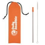 Stainless Steel Straw Kit - 5210 ORN Blank Stainless Steel Straw Kit - 5210 ORN Blank