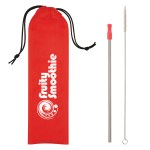 Stainless Steel Straw Kit - 5210 RED Blank Stainless Steel Straw Kit - 5210 RED Blank