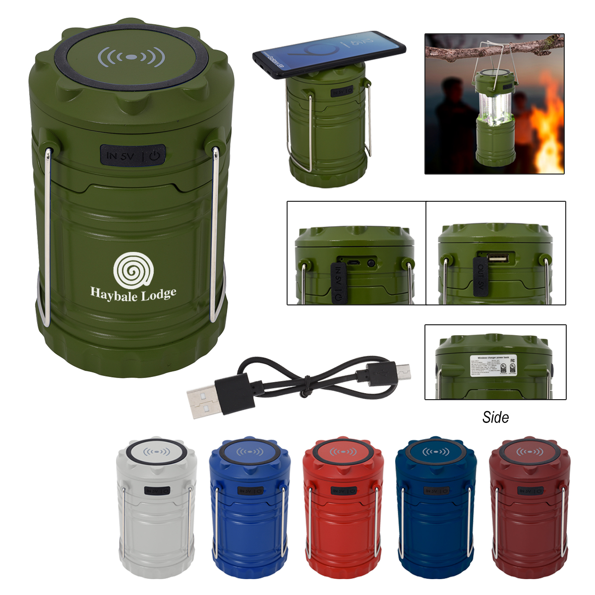 Cob Pop-up Lantern With Wireless Charger 1