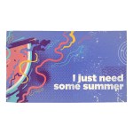 30" X 60" Beach Towel - 8067 WHT 4CP 30" X 60" Beach Towel - 8067 WHT 4CP