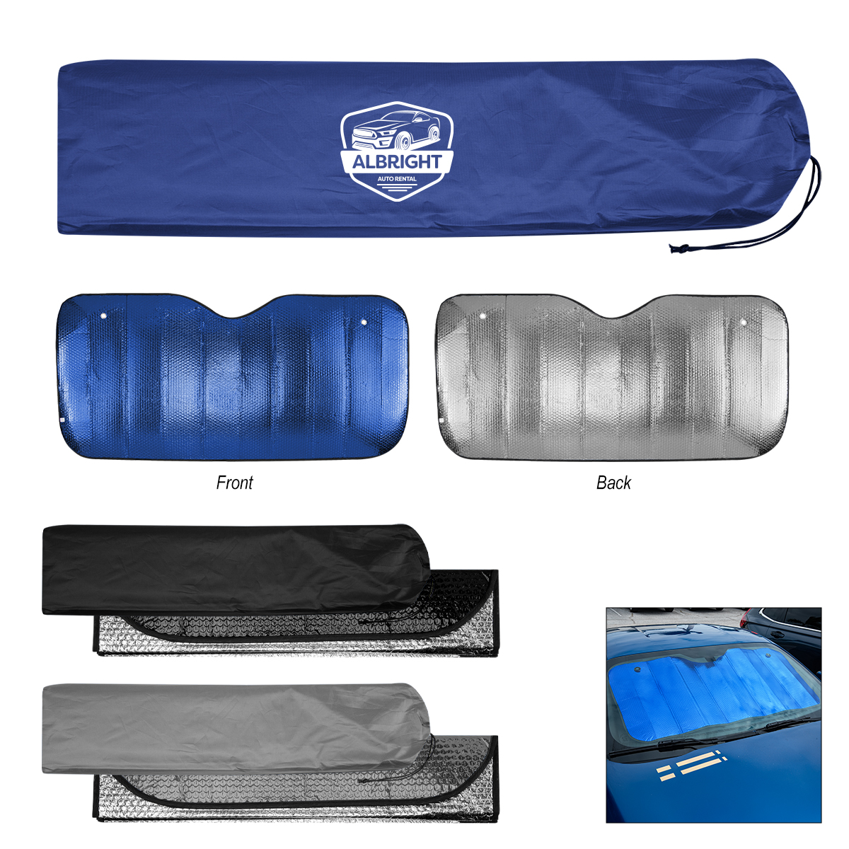 Accordion Auto Sun Shade 1