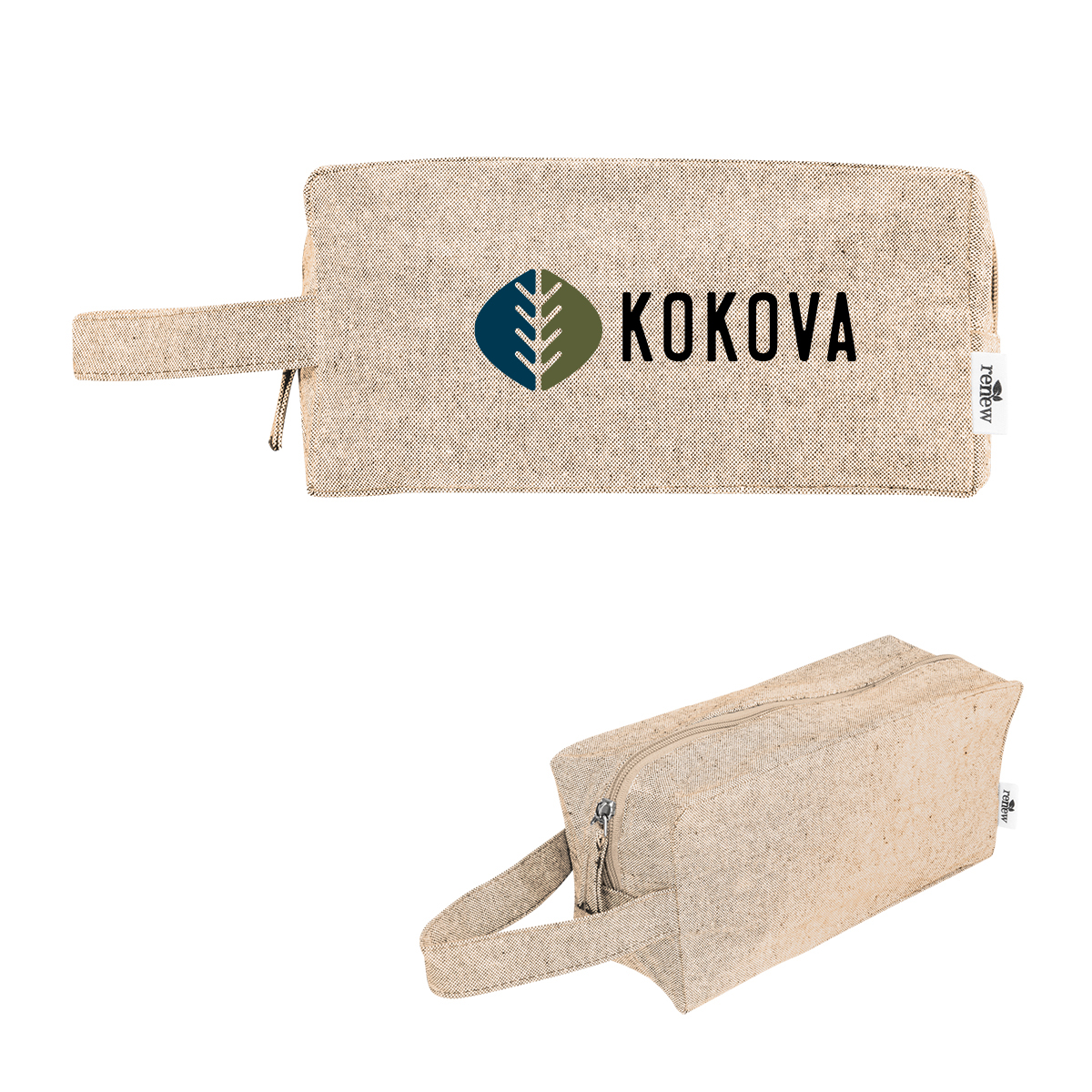 Brooke Recycled Cotton Toiletry Bag 1