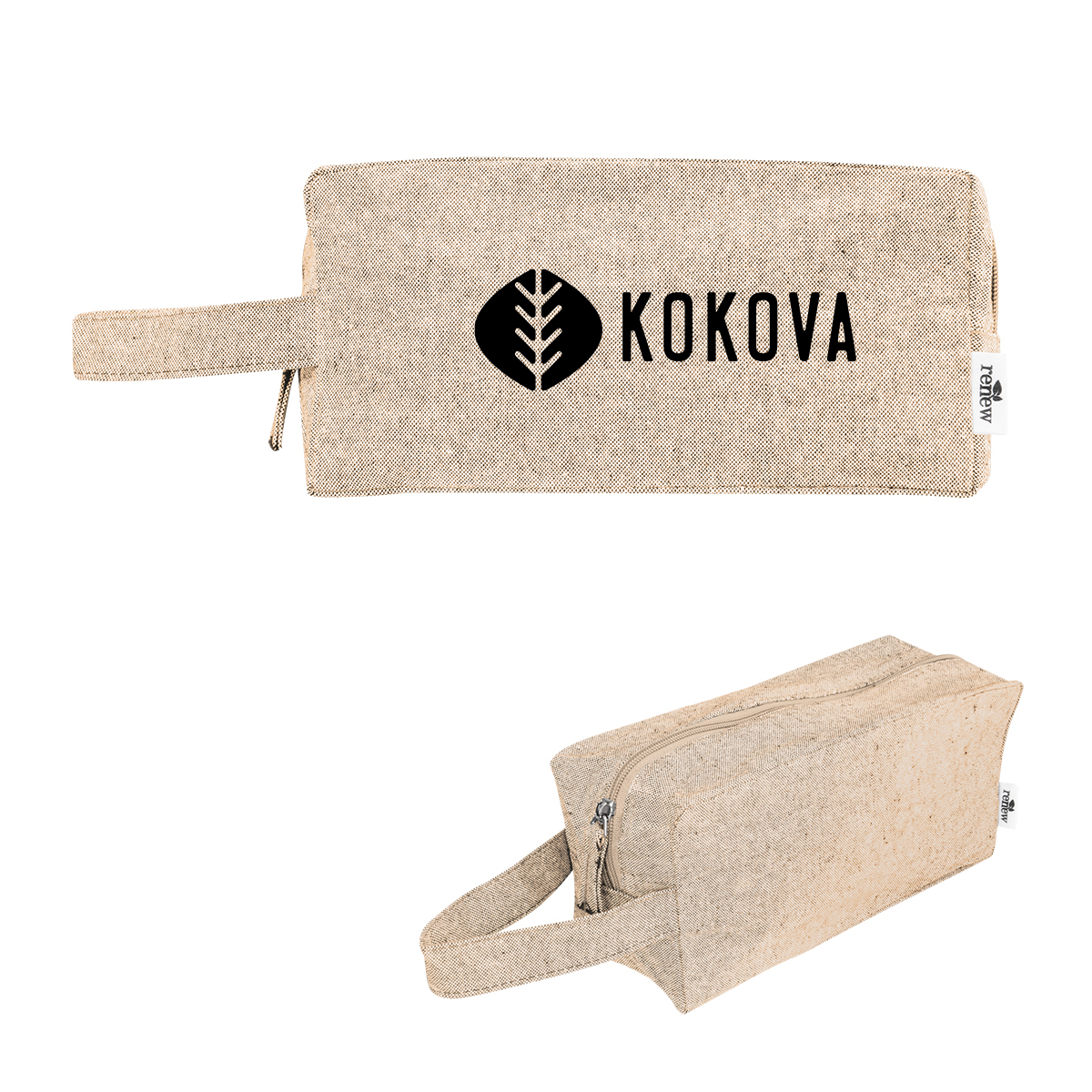 Brooke Recycled Cotton Toiletry Bag 1