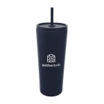 24 Oz. Brooklyn Recycled Stainless Steel Tumbler - 50307 NAV Silkscreen 24 Oz. Brooklyn Recycled Stainless Steel Tumbler - 50307 NAV Silkscreen