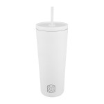 24 Oz. Brooklyn Recycled Stainless Steel Tumbler - 50307 WHT Laser 24 Oz. Brooklyn Recycled Stainless Steel Tumbler - 50307 WHT Laser
