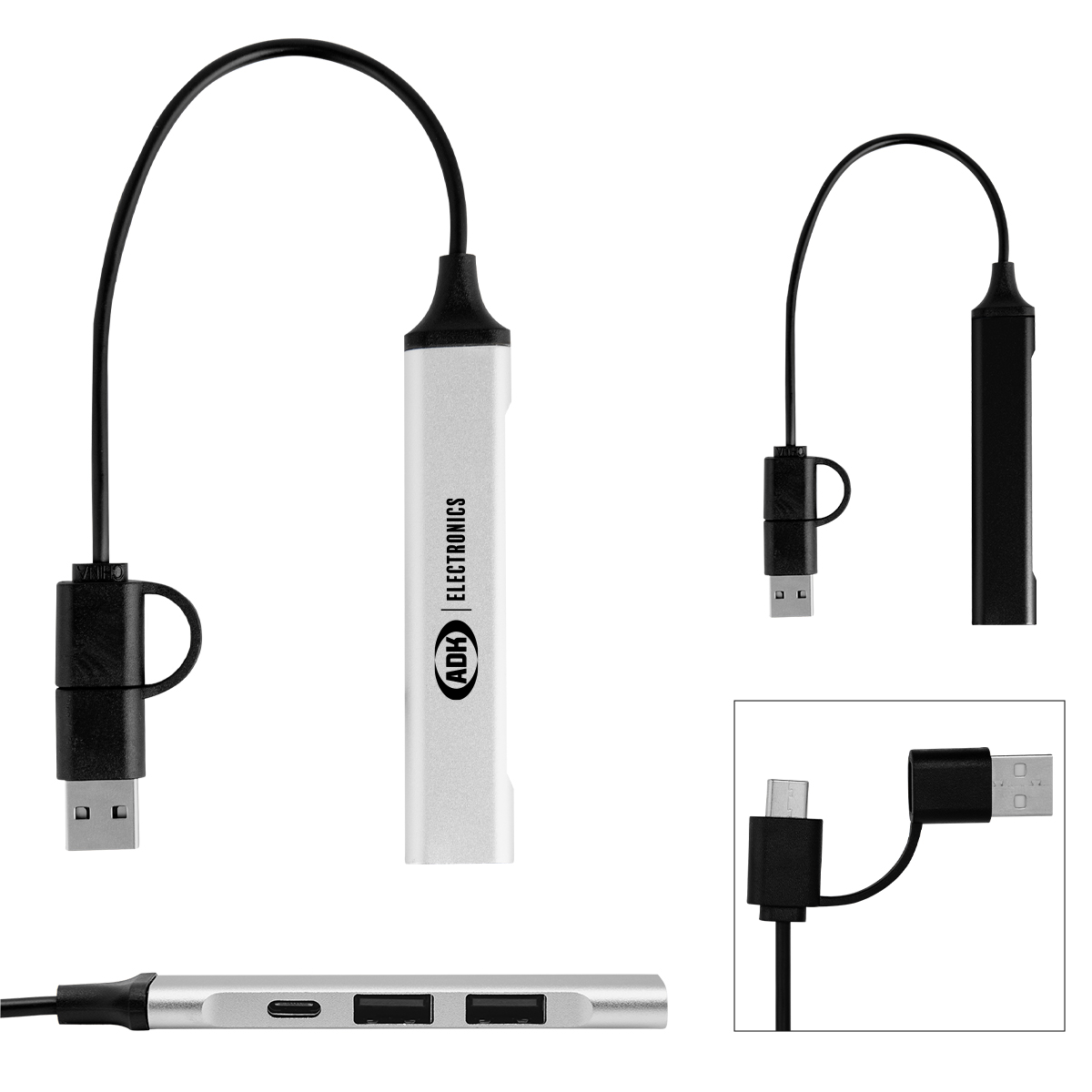 Triple Port Recycled Charging Hub 1