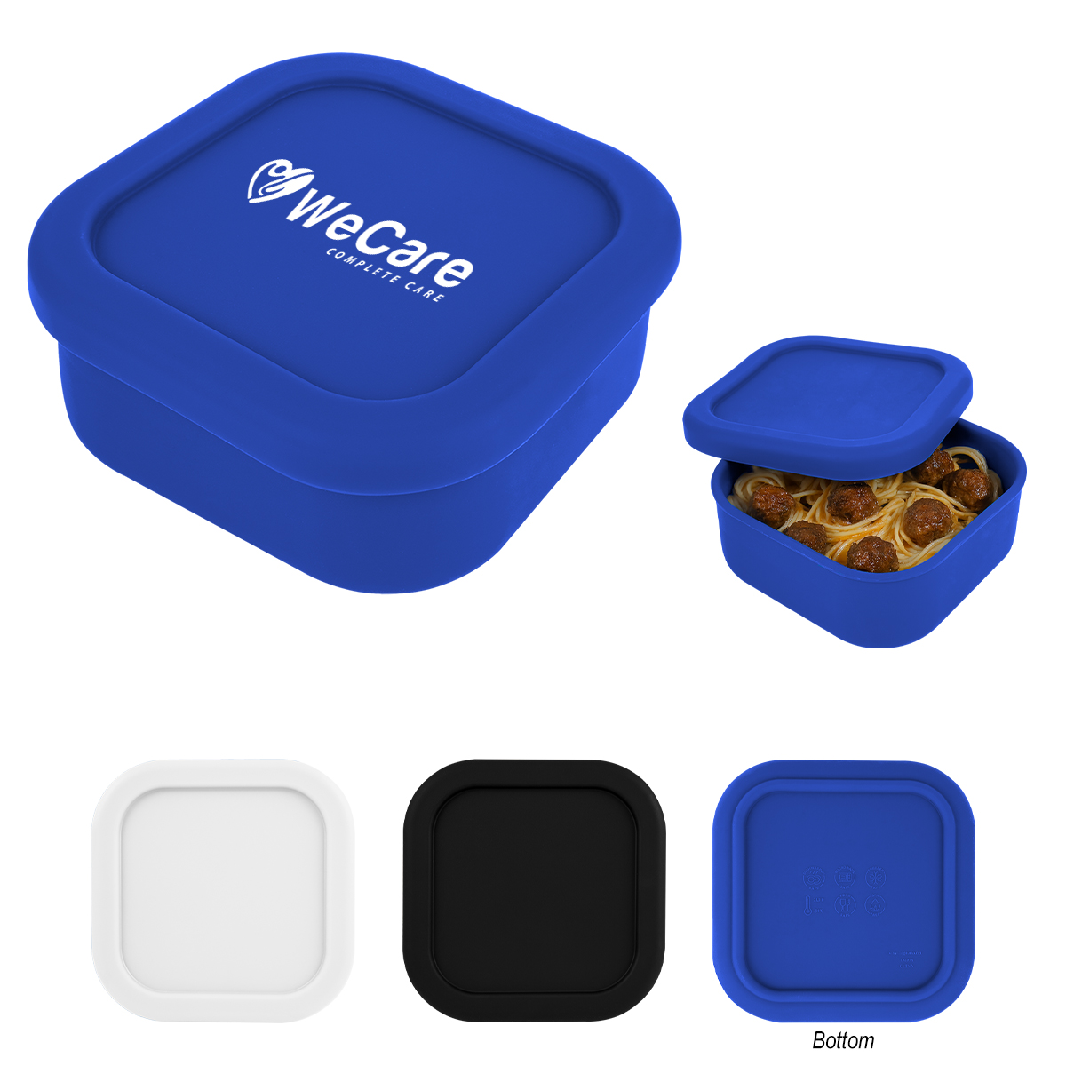 Square Silicone Food Container 1