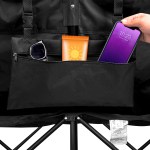 Double Take Folding Chair For Two - 7077 BLK Pouch Double Take Folding Chair For Two - 7077 BLK Pouch