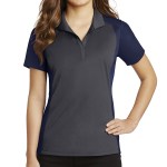 Sport-tek® Ladies' Colorblock Micropiqué Sport-wick® Polo - LST652 irongreytruenavy Sport-tek® Ladies' Colorblock Micropiqué Sport-wick® Polo - LST652 irongreytruenavy