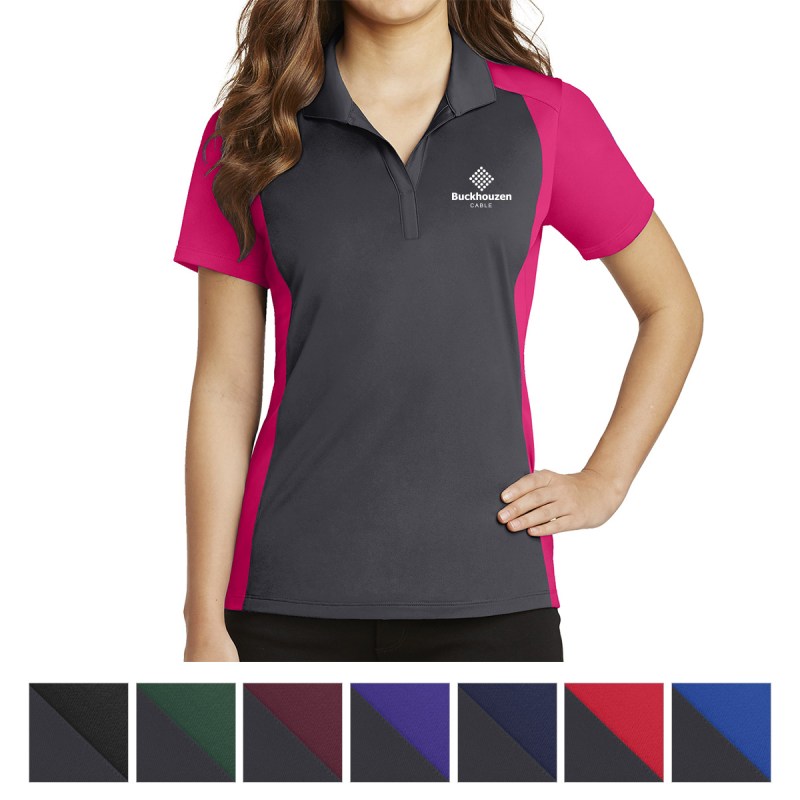 Sport-tek® Ladies%27 Colorblock Micropiqué Sport-wick® Polo 1 Sport-tek® Ladies%27 Colorblock Micropiqué Sport-wick® Polo 1