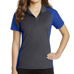 Sport-tek® Ladies' Colorblock Micropiqué Sport-wick® Polo - LST652 irongreytrueroyal Sport-tek® Ladies' Colorblock Micropiqué Sport-wick® Polo - LST652 irongreytrueroyal