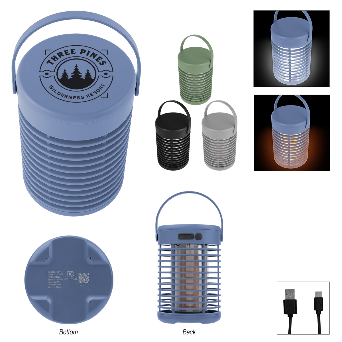 Rechargeable Flame Camping Lantern 1