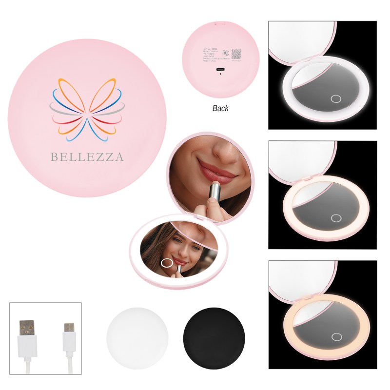 Led Mirror With Dual Magnification 1 Led Mirror With Dual Magnification 1