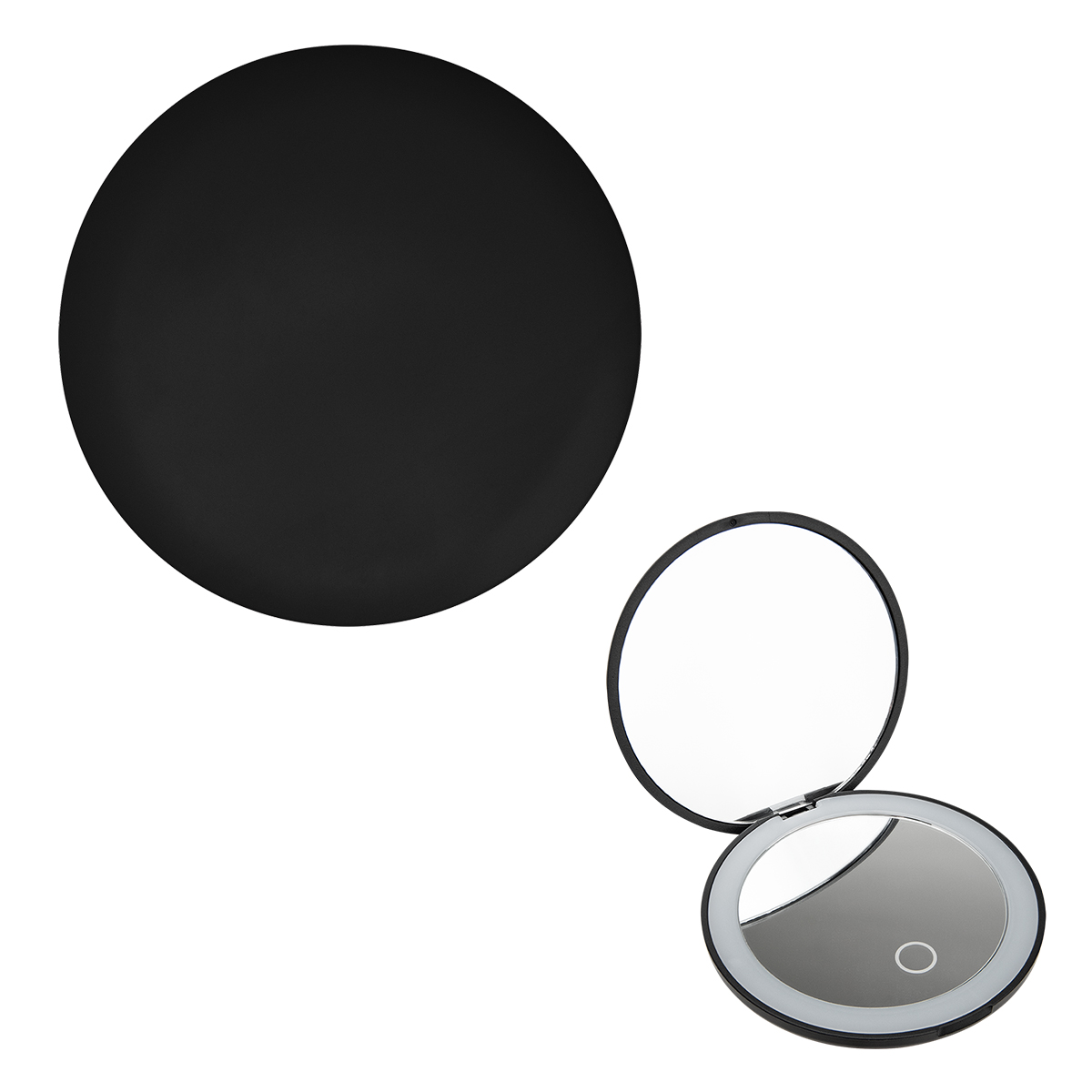 Led Mirror With Dual Magnification 1