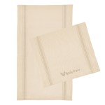 Cotton Stripe Tea Towel - 8094 NATBEG Silkscreen Cotton Stripe Tea Towel - 8094 NATBEG Silkscreen