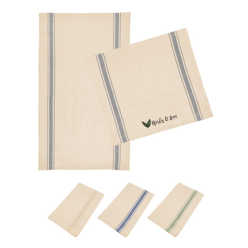 Cotton Stripe Tea Towel 1 Cotton Stripe Tea Towel 1
