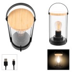 Vintage Bamboo Rechargeable Lantern With Handle 2 Vintage Bamboo Rechargeable Lantern With Handle 2