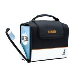 Kanga Coolers 12 Can Kase Mate Iceless Cooler Bag - 35199 BLKWHT Open Kanga Coolers 12 Can Kase Mate Iceless Cooler Bag - 35199 BLKWHT Open