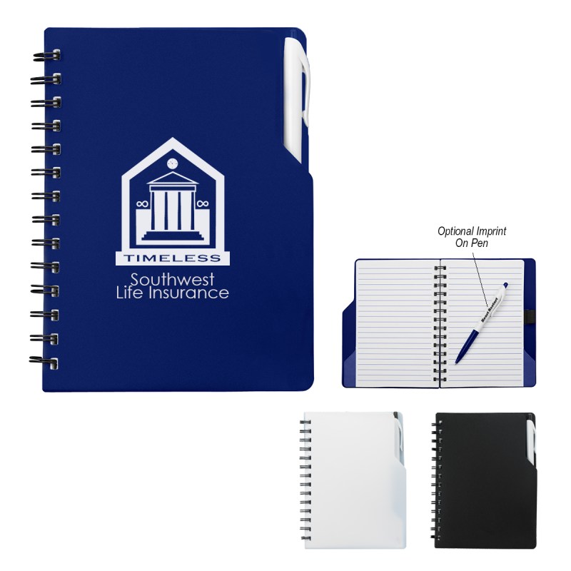 Spiral Notebook With Pen 1 Spiral Notebook With Pen 1