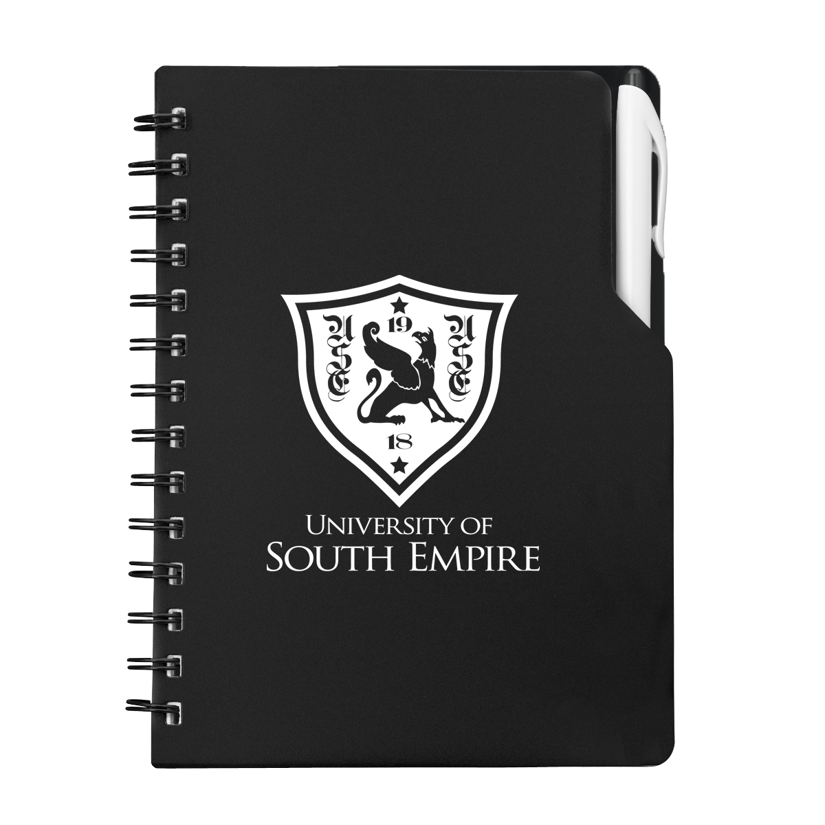 Spiral Notebook With Pen 1