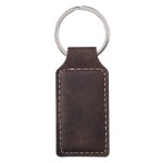 Belvedere Stitched Key Tag - 4731 BRN Blank Belvedere Stitched Key Tag - 4731 BRN Blank