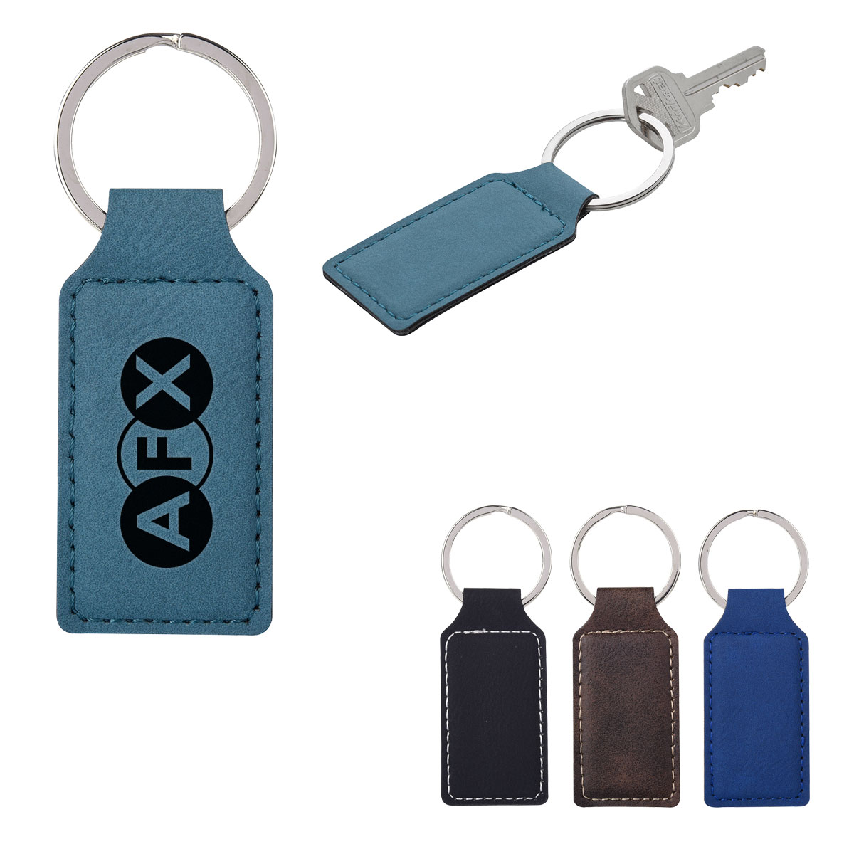Belvedere Stitched Key Tag 1