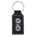 Belvedere Stitched Key Tag - 4731 BLK Laser Belvedere Stitched Key Tag - 4731 BLK Laser