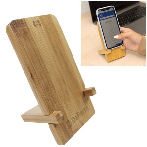 Bamboo Wireless Charger Phone Stand 1 Bamboo Wireless Charger Phone Stand 1