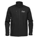 Stormtech Cascades Men's Softshell - BHS3 Black Black Embroidery Stormtech Cascades Men's Softshell - BHS3 Black Black Embroidery