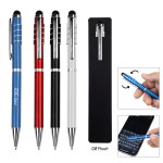 Recycled Aluminum Spinner Pen With Stylus 1 Recycled Aluminum Spinner Pen With Stylus 1