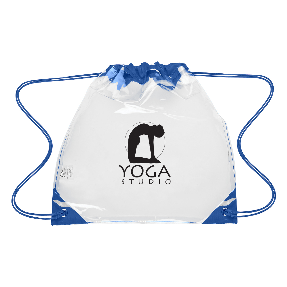 Touchdown Clear Eva Drawstring Backpack 1