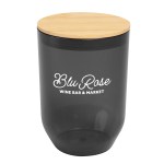 12 Oz. Montrose Rpet Wine Tumbler With Bamboo Lid - 50415 TRNBLK Silkscreen 12 Oz. Montrose Rpet Wine Tumbler With Bamboo Lid - 50415 TRNBLK Silkscreen