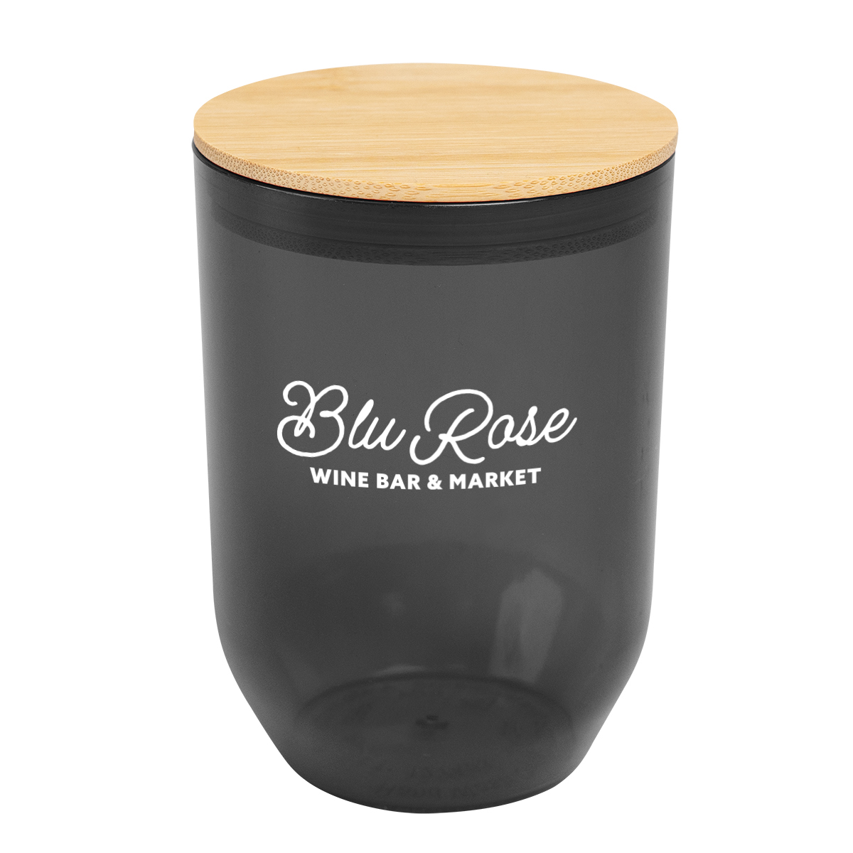 12 Oz. Montrose Rpet Wine Tumbler With Bamboo Lid 1