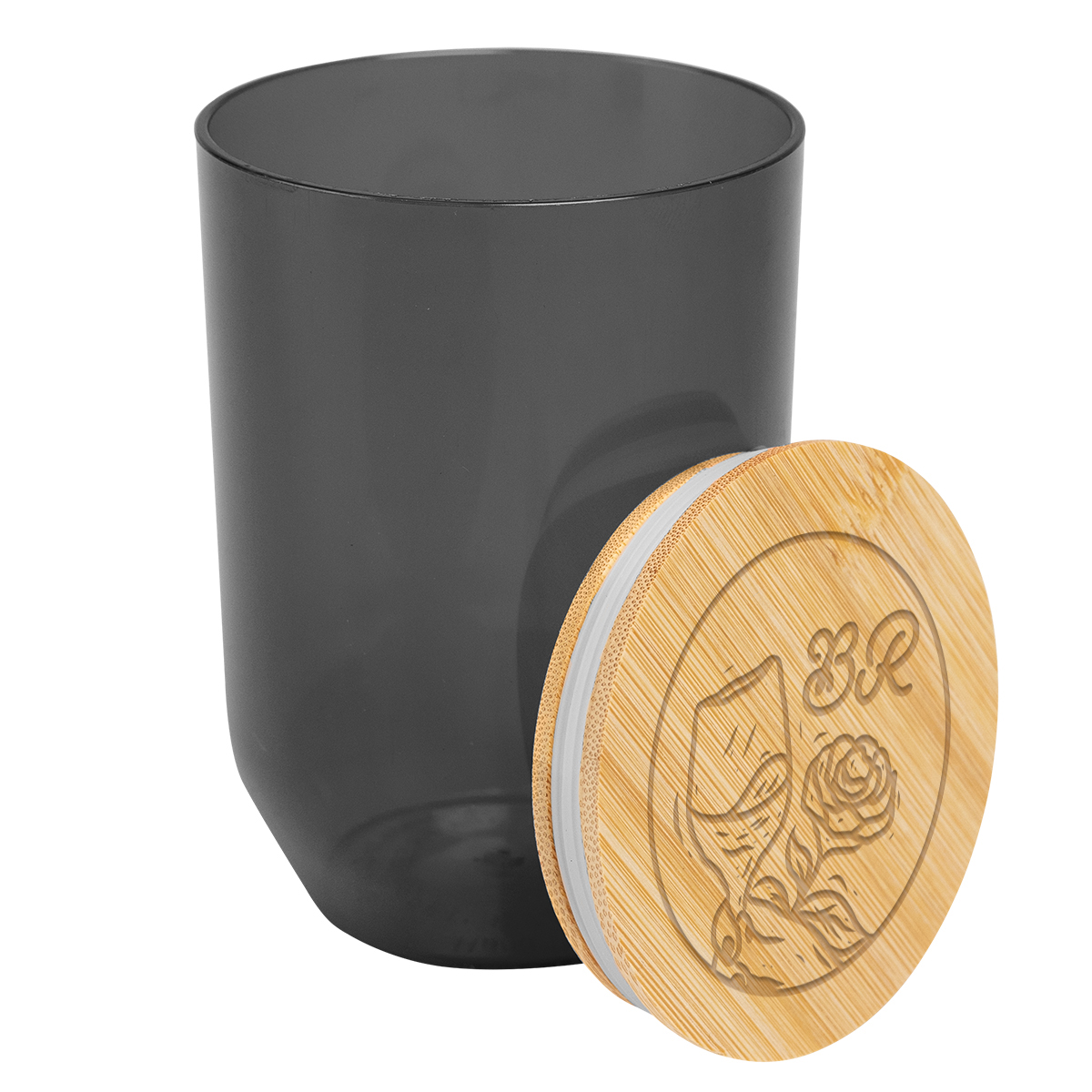 12 Oz. Montrose Rpet Wine Tumbler With Bamboo Lid 1