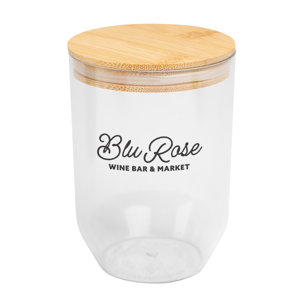 12 Oz. Montrose Rpet Wine Tumbler With Bamboo Lid 1