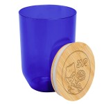 12 Oz. Montrose Rpet Wine Tumbler With Bamboo Lid - 50415 TRNBLU Laser 12 Oz. Montrose Rpet Wine Tumbler With Bamboo Lid - 50415 TRNBLU Laser