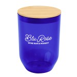 12 Oz. Montrose Rpet Wine Tumbler With Bamboo Lid - 50415 TRNBLU Silkscreen 12 Oz. Montrose Rpet Wine Tumbler With Bamboo Lid - 50415 TRNBLU Silkscreen