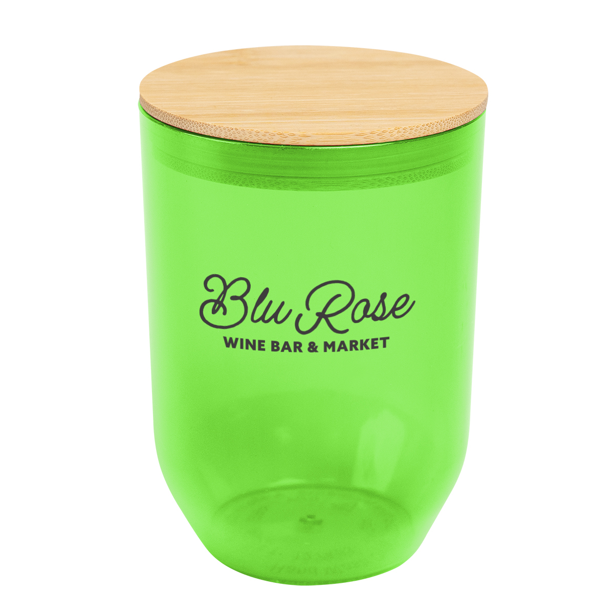 12 Oz. Montrose Rpet Wine Tumbler With Bamboo Lid 1