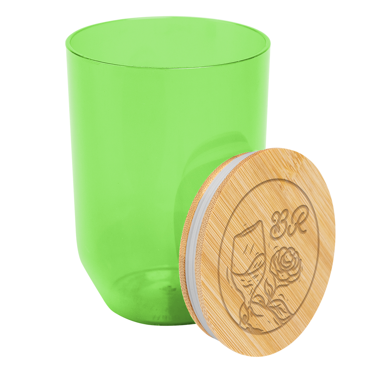 12 Oz. Montrose Rpet Wine Tumbler With Bamboo Lid 1