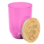 12 Oz. Montrose Rpet Wine Tumbler With Bamboo Lid - 50415 TRNPNK Laser 12 Oz. Montrose Rpet Wine Tumbler With Bamboo Lid - 50415 TRNPNK Laser
